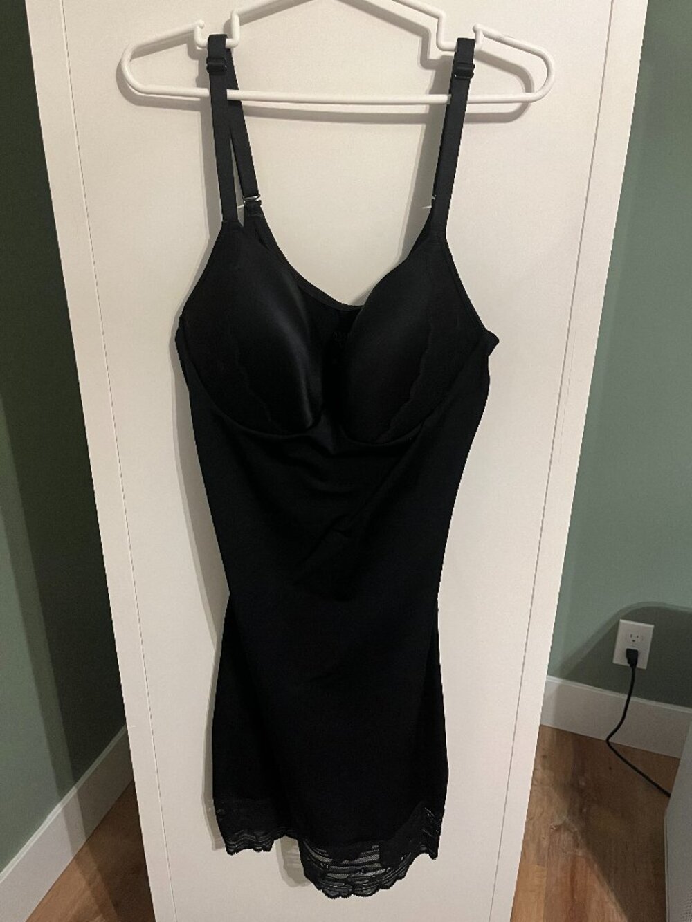 ASSETS by SPANX Black Lace Full Shaping Slip Size M